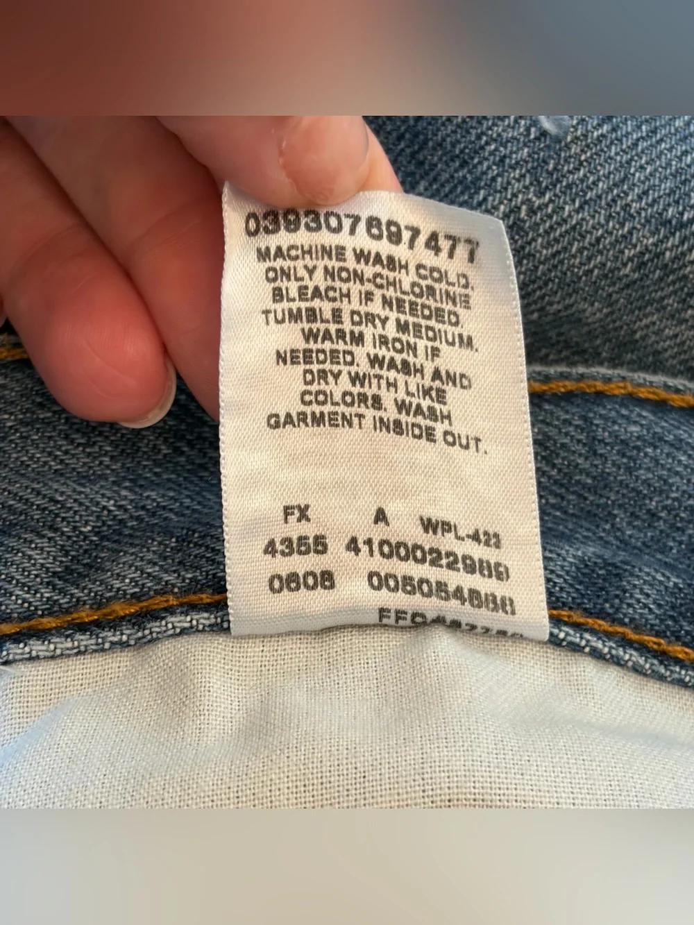 Vintage Y2K Levi’s 505 Regular Fit Faded Distressed Denim Blue Jeans Mens 38x32